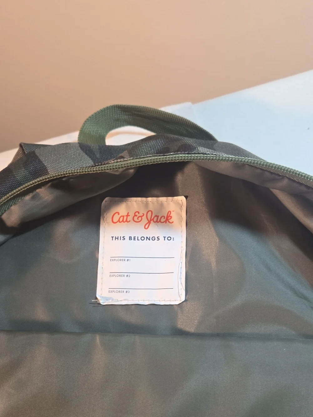 JanSport  Tan & Olive Green Backpack - Durable Everyday